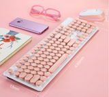 Wireless Punk Manipulator Keyboard And Mouse Set