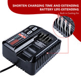 For CRAFTSMAN 20V 2A Lithium with Dual USB 5V 2.1A Rechargeable Power Tool Battery Charger CMCB102 CMCB204