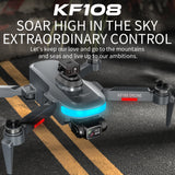 KF108 Drone 4K HD dual Camera Optical w Remote-Controlled GPS Positioning Professional 360 ° Laser Obstacle Avoidance