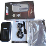 2024 New WMARK NG-984 Oil Head Gradient Whitener Stainless Steel Etched Titanium-plated Two Knife Mesh Blade Clipper