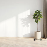 2 Piece Plant Stand With Wheels Heavy-Duty Rolling Plant For Potted Plants And Flower Pot