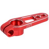 5PCS Aluminum Alloy 31mm 25T Steering Servo Arm Horn for Futaba Sakura D4 1/10 RC Drift Car Crawler Parts,Red