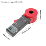 ETCR2100A+ Digital Clamp On Ground Earth Resistance Tester Meter (Round Mouth) Resistance Tester