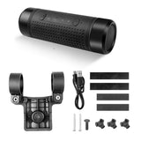 Outdoor Bluetooth Speaker Waterproof 5200mAh Power Bank Bicycle Portable Subwoofer Bass Speaker LED