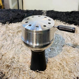 CRUSHER 2 in1 Arabian Hookah Bowl Charcoal Holder Kit Aluminium Alloy Heat Management System Head Tobacco Heater Tools