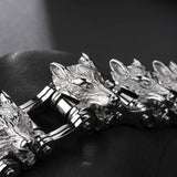 Fashion Titanium Steel Lion Head Bracelet