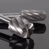 6PCS/Set HSS Titanium For Dremel Routing Milg Rotary File Wood Carving Carved Knife Cutter Tools Accessories