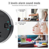 Mechanical Cooking Timer Alarm Counter Clock Time Management Shower Games Magnetism Easy to Stick it on Whiteboards