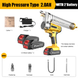 Gun High Pressure Excavator Lubricating Oil Injector Fat Rechargeable Electric Grease hine