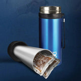 900mL Portable LCD Insu Refrigerated Cooler Mini Beverage Refrigerator USB 304 Stainless Steel Vacuum Insulated Cup