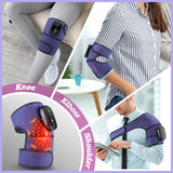 Electric Heated Massage Pad Wireless Knee Vibration Massager Promote Blood Circulation Red Light Thermal Leg Joint Brace