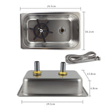Sink, Kitchen Sink Accessories, Bar Glass Rinser, Cup Washer Rinser For Hotel Cafe Restaurant Sier