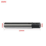 SHB12 Diameter Inner Hole Turning Tool Sleeve 3/4/5/6MM Small Diameter Lathe Knife Small Tungsten Steel Boring Tool Holder