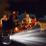 Outdoor Solar Torch Speaker HiFi Surround Sound with Flashlight Bluetooth-compatible 5.0 Wireless Speaker