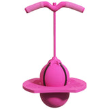 Frog Jump Exercise Equipment with Handle Elastic Wear-Resistant Ball for Children Balance Training