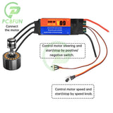 DIY Fan Modification Violent 30A 60A Brushless Motor Driver Bidirectional Unidirectional Self-starting Forward/Reverse