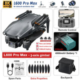 New Professional with 3-Axis Gimbal FPV Aerial Aircraft Laser Obstacle Avoidance EIS Anti-shake Camera GPS RC Drone