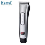 Kemei Km-236 2022 Hot Selling Professional Engraving LCD Display Cordless Electric Hair Clipper