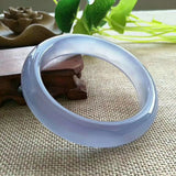 Ice-like Blue Chalcedony Bracelet Jade Delicate And Transparent
