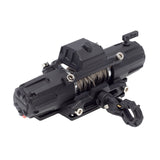 Metal Double Motor Simulated Winch For 1/10 RC Crawler Car Axial SCX10 TRAXXAS TRX4 D90 KM2 Upgrade Parts Accessories
