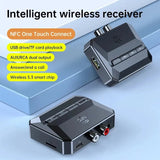 NFC Bluetooth 5.3 Audio Receiver 3.5mm AUX RCA USB U-Disk/TF HIFI Stereo Music Wireless 5.0 Adapter With Mic For Car Kit Speaker