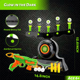 Luminous Electric Suspended Target Children's Shooting Compeon Soft Elastic Sponge Gun Set Outdoor Sports Toy Gift