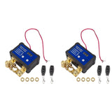 DC12V 240A Battery Disconnect with 2 Remote Control Voltage Display Automatic Power Shut Off Switch for SUV