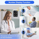 Caregiver Pager Wireless Calg System Vibration Sound Alarm for Hospital Nursing For Cic Dentist Service Cafe Bar