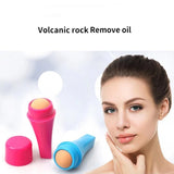 Natural Volcanic Control Cleansing Facial Skin Care Tools Makeup Remover Oil Absorbing Roller