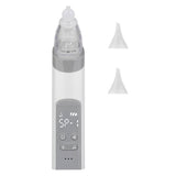 Baby Nasal Aspirator Electric Nose Cleaner with 3 Silicone Tips & Suction Strengths Built-in Flashlight and Music