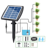 Advanced Solar Powered Automatic Drip Irrigation Kit - Self Watering with Sensor Timer for a Hassle-Free Garden