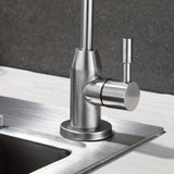 1pc Stainless Steel 304 Drinking Water Faucet for Kitchen Sink - Reverse Osmosis or Water Filtration System