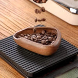 Weighing Espresso Dosing Cup Portable Bowl Wood Coffee Bean Measuring Container for Household