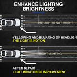 50/100ml Atomizer Cup Car Headlights Polishing Tools Light Polisher Motorcycle Headlamps Taillights Lens Repair Restoration Kit