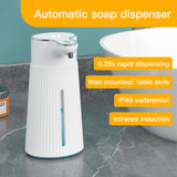 White 400ml High-Quality Automatic Foam Soap Dispenser for Bathroom with USB Charging