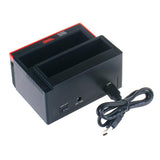 Sata/ide Dual Disk Base 3gbps Super Fast Duplicator Enclosure Dock Offline Clone