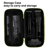 Resuxi LM-2027 Cordless Rechargeable Low Noise Professional Barber Shop Salon Hair Cutting Clipper 2 Pieces Set