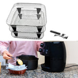 Square Air Fryer Stackable Dehydrator Rack for Kitchen Restaurant Home