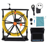 4.3inch Pipe Inspection Camera with 6 LED Lights IP68 Waterproof Plumbing Drain Endoscope Camera 100‑240V