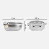 Stainless Steel Fully Automatic Drinking Founta Indrinking Bowl For Cattle Horses Sheep Pigs And Dogs