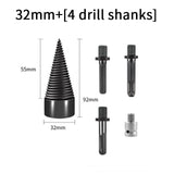 Chop Drill Bit Tool Splitting Cone Log Splitters Breaking hine Wood breaker Firewood chopper