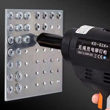 20000N 18V Brushless Motor Multi-Functional Automatic Rivet Nail Gun Rechargeable Electric Nut Riveting Drill 4 In 1 Adapter