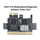 TL631 Pro Diagnostic Card+Expansion Card Diagnostic Card PCI-E Motherboard Multifunction Laptop Diagnostic Analyzer