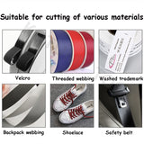 220V 988 Computer Hot and Cold Cloth Belt Cutting Auto Magic Adhesive Tape Zipper Webbing hine Elastic Band
