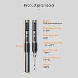 PD65W Electric Adjustable Constant Temperature Compatible Soldering Iron Tips With T65/SH72/GD300/HS-01