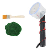 Static Grass Set Plastic Flocking Applicator With Antiskid Handle ,DIY Scenic Modelling Sand Table