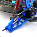 2Pcs Steel Rear Drive Shaft Driveshaft CVD 6852R for 1/10 Slash VXL 2WD Hoss Stampede RC Car,Black