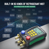 DY517 Pressure Gauge Refrigeration Digital vacuum pressure manifold Air conditioner temperature tester Vae kit