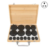 16pcs/set Stone Set Fast Heating Shape Lava Basalt Round Tool Massage Hot Stones Kit