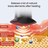Electric Massager Bian Heating Face Massage For Neck Tighten Lift Facial Skin Energy Stone Needle Warm Guasha